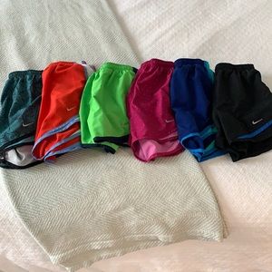 Bundle of 6 Nike Tempo shorts